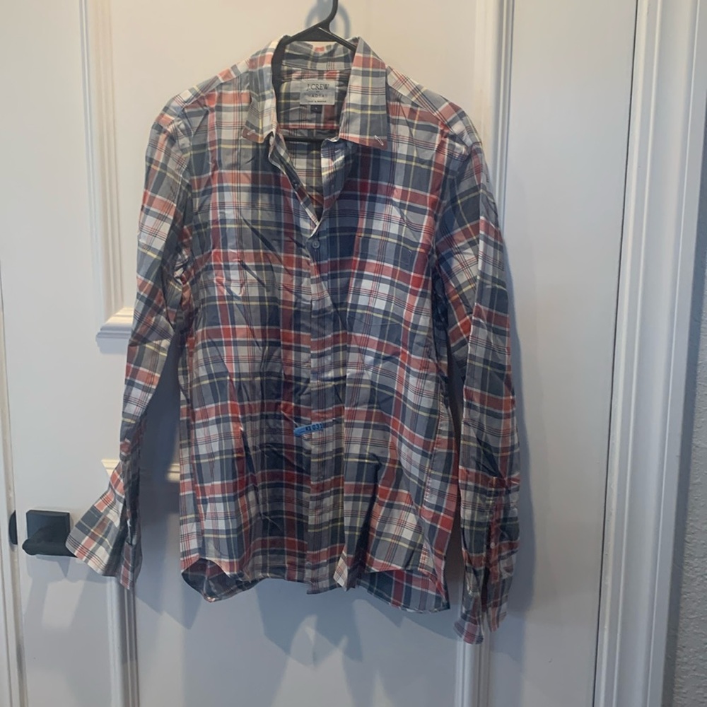 J. Crew plaid button up